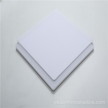 Cubierta difusor de luz LED de policarbonato blanco lechoso